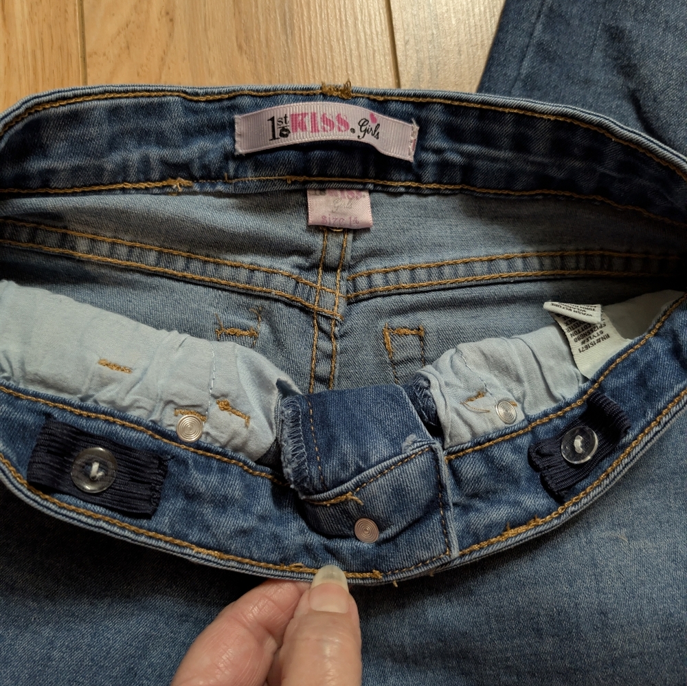 Bundle of 2 Girls Flare Jeans Size 14 - 1st Kiss & Imperial Star - Picture 4 of 11